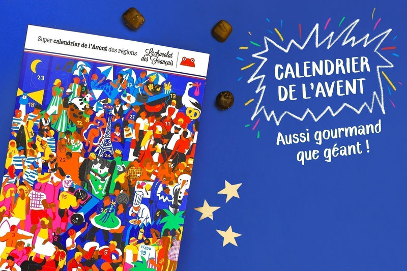 Un calendrier de l'Avent Géant pour faire le tour de France !