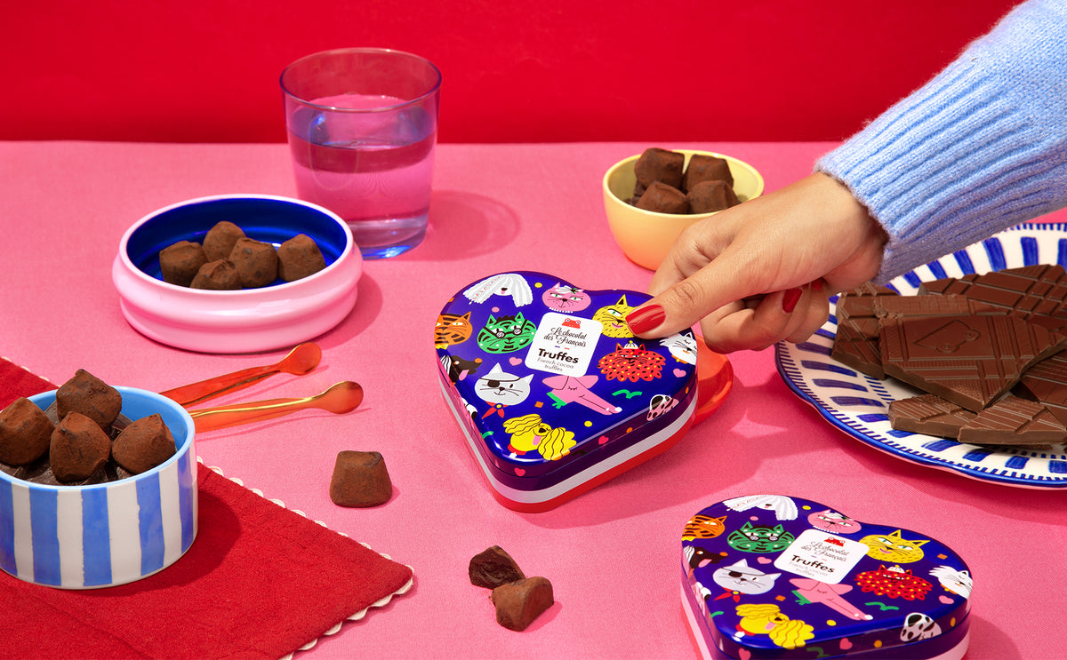 5 truffes au chocolat noir - lifestyle
