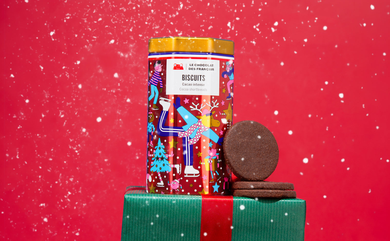 Christmas chocolate shortbreads