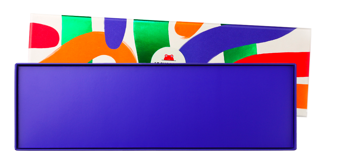 Coffret de 30 carrés de chocolat vide