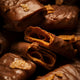 Dark chocolate crispy rolled wafers