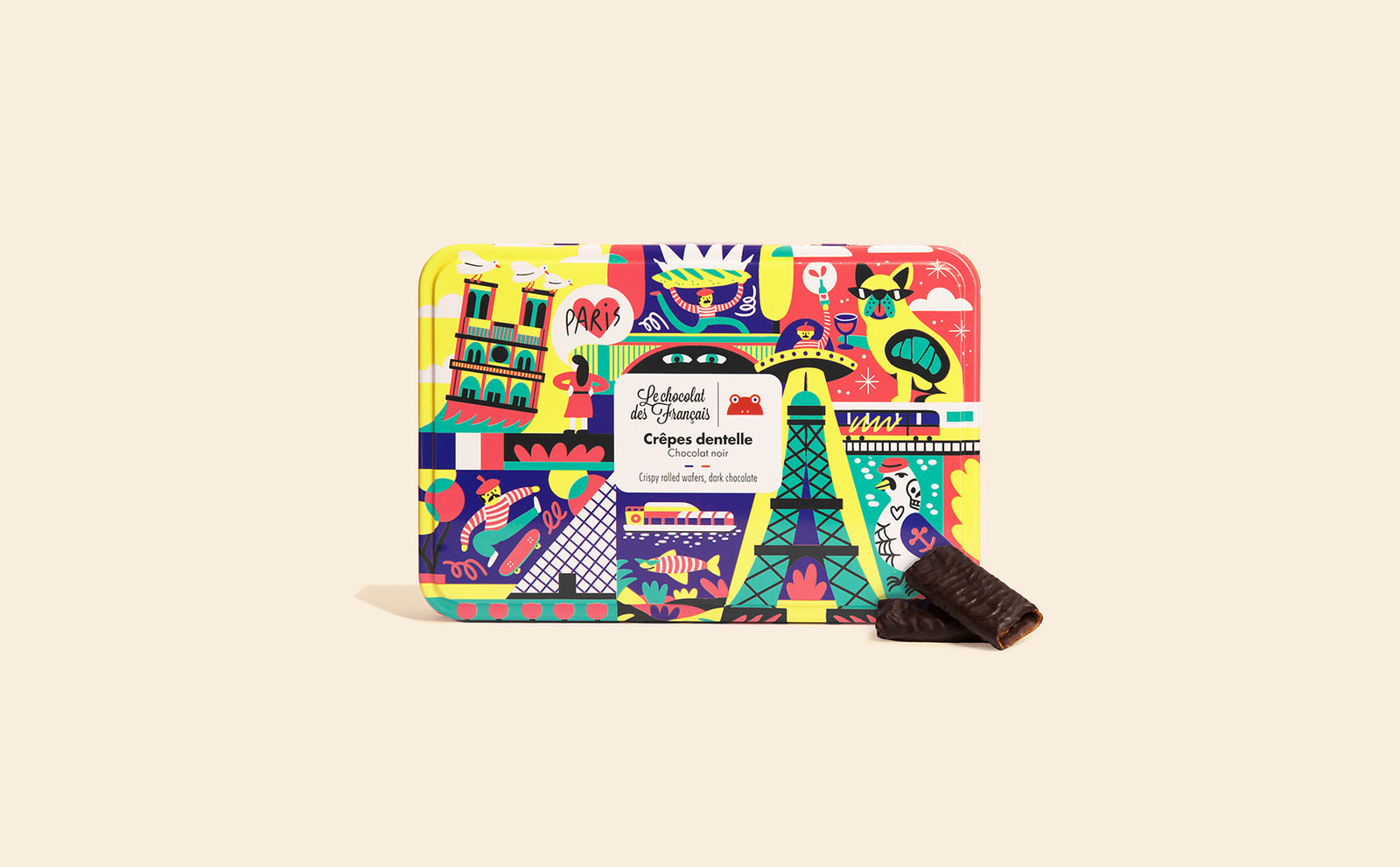 Crêpes dentelle chocolat noir - packshot