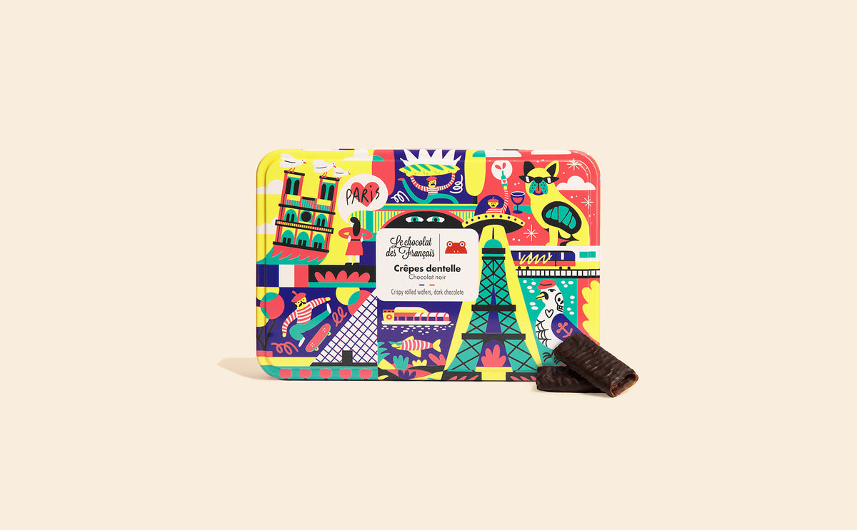 Crêpes dentelle chocolat noir - packshot