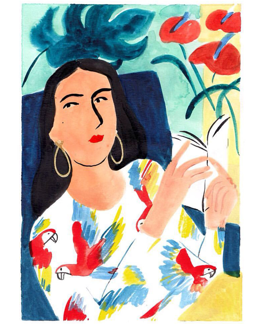 Laura Junger - illustration portrait 1