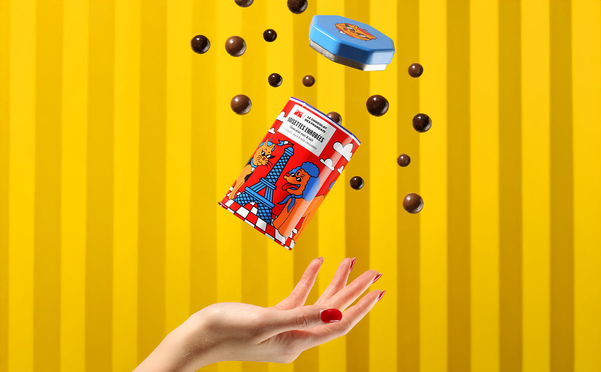 Noisettes enrobées de chocolat - lifestyle