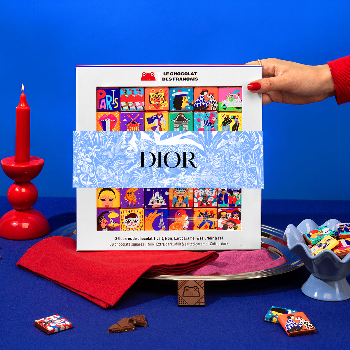 Personnalisation chocolat entreprise - Dior