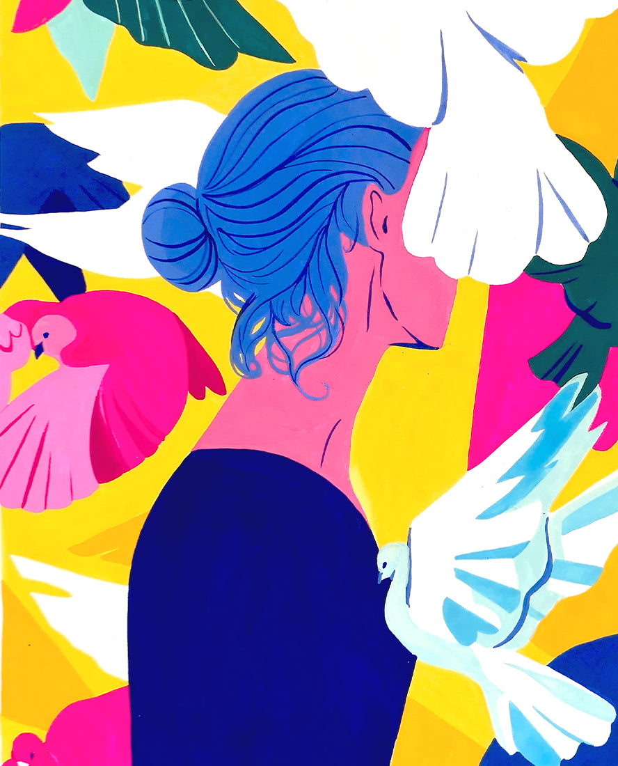 Roxane Campoy - illustration portrait 2