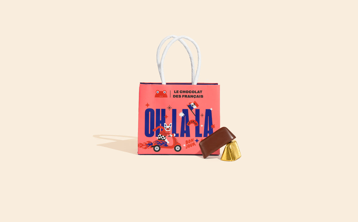 Sac de 4 giandujas chocolat au lait - packshot