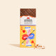 Milk chocolate & almond pieces