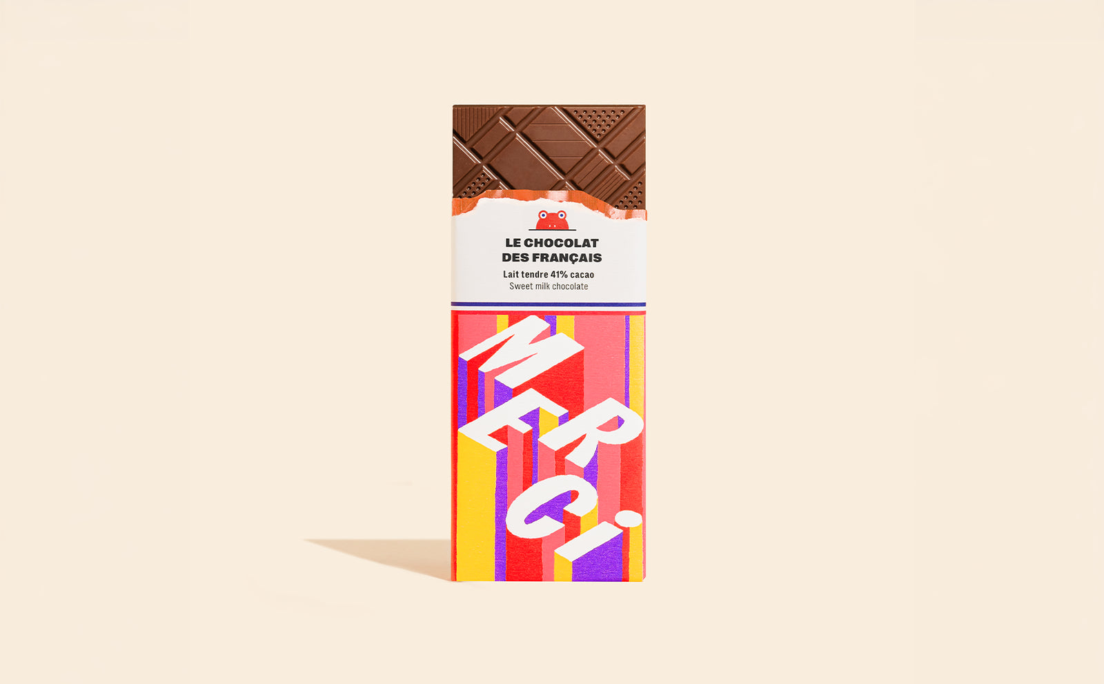 Tablette chocolat au lait merci - packshot