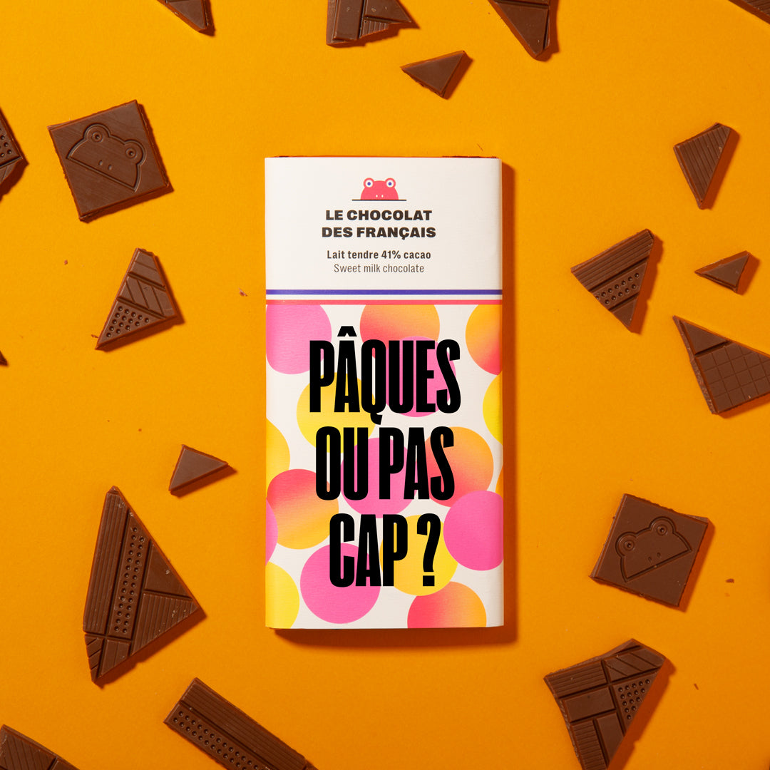 Tablette personnalisée lait Pâques - packshot