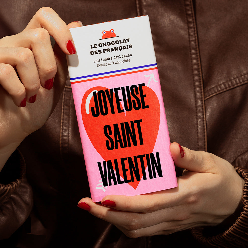 Tablette personnalisée lait St Valentin - packshot