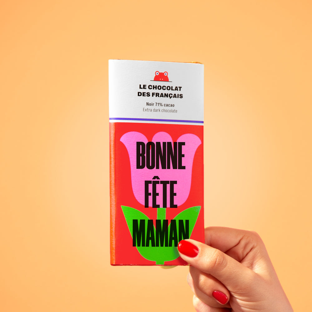 Tablette personnalisée noir fêtes des mères - packshot